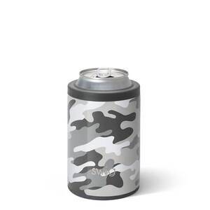 NEW SWIG LIFE swig bottle and can cooler (12oz) in grey incognito camo